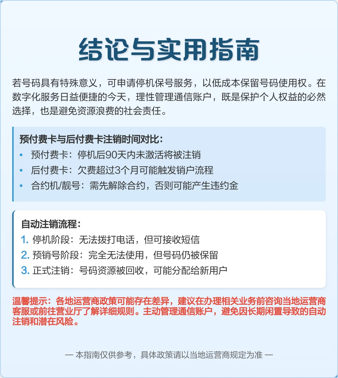 手机卡停机之后多久会取消，停机保号有效期及注意事项详解