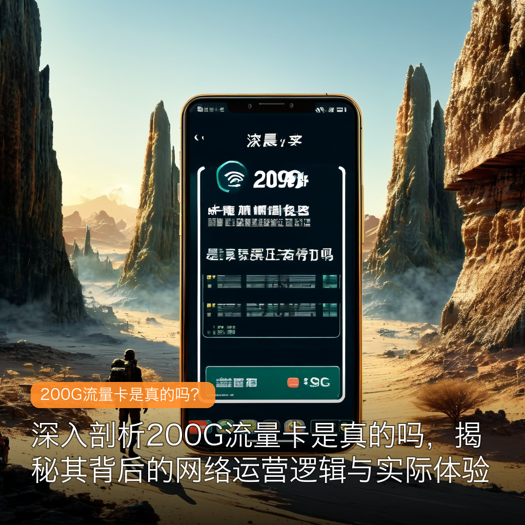 深入剖析200G流量卡是真的吗,揭秘其背后的网络运营逻辑与实际体验