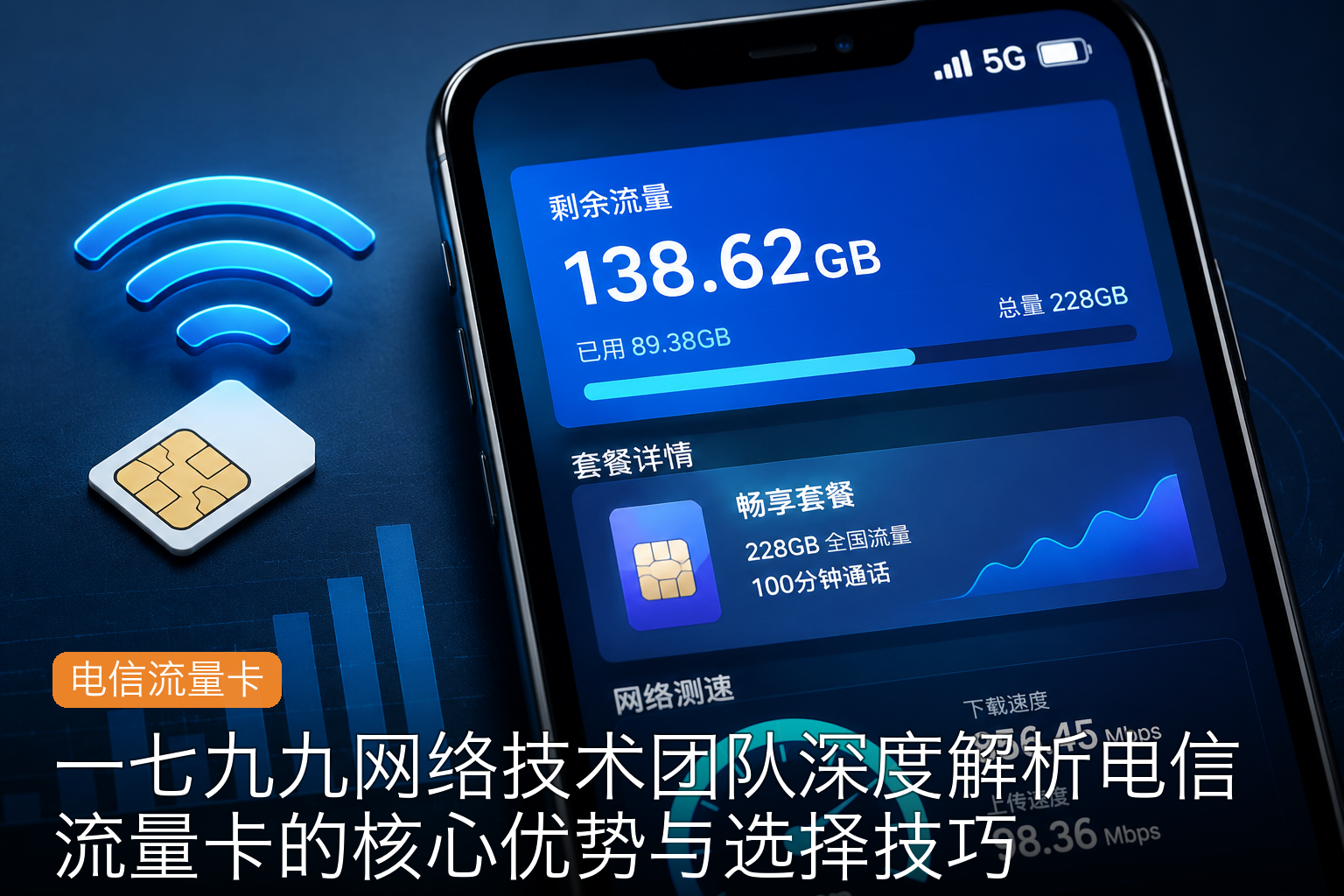 一七九九网络技术团队深度解析电信流量卡的核心优势与选择技巧