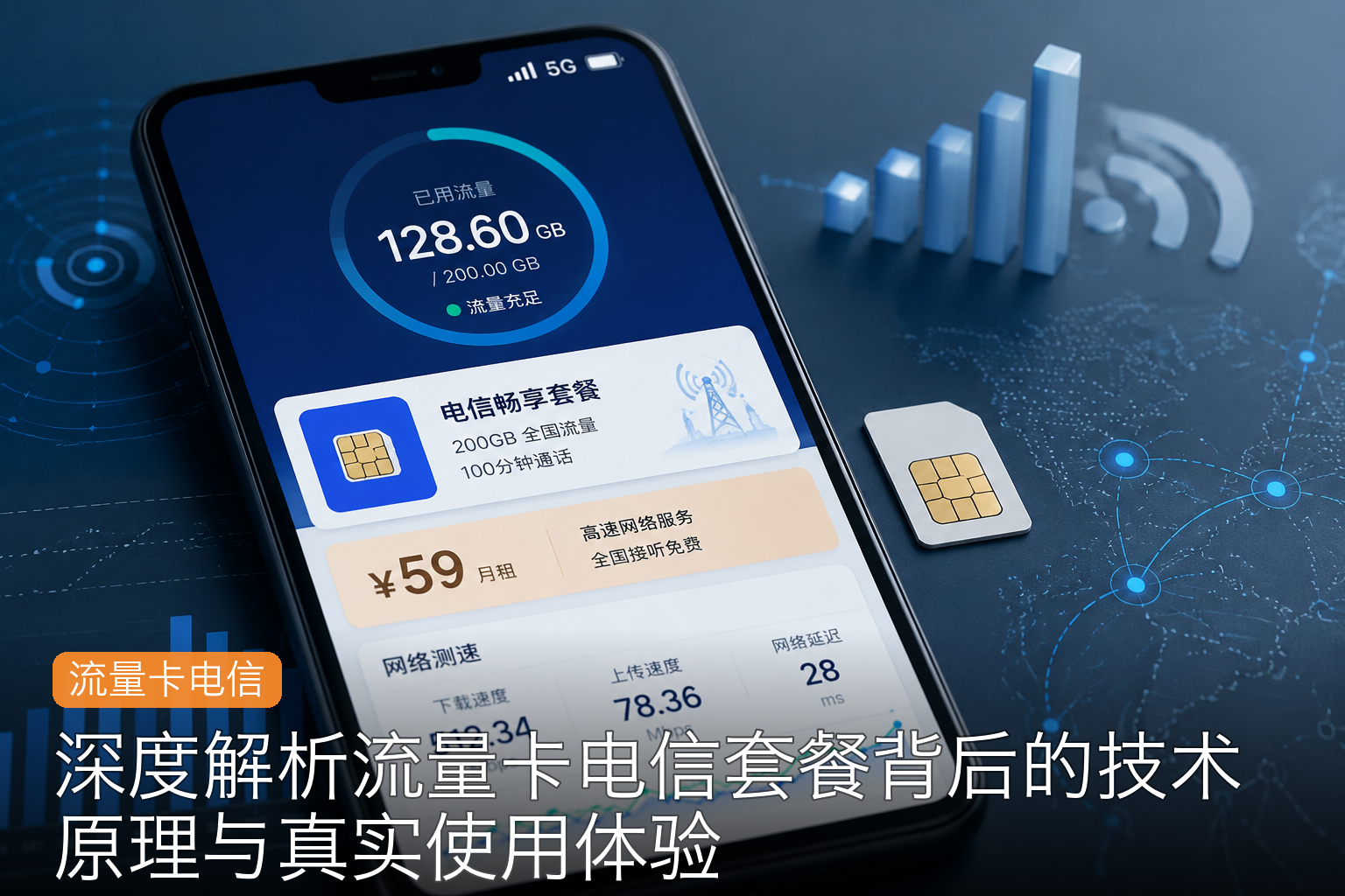 深度解析流量卡电信套餐背后的技术原理与真实使用体验